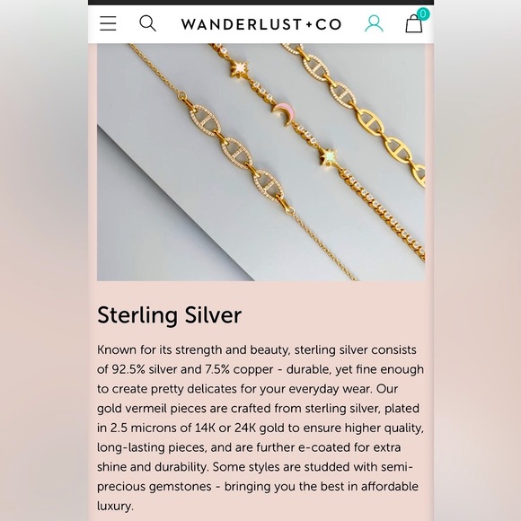 Wanderlust + Co, 18K Gold & Ivory Lilia Earrings, $89 Retail - Picture 7 of 12